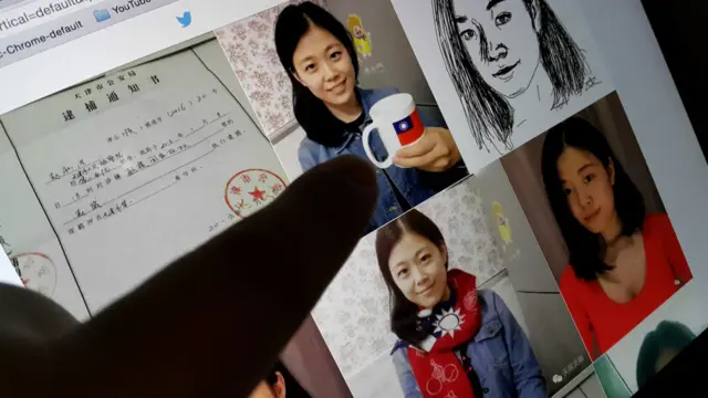 赵威（考拉）的推特（BBC中文网资料图片）