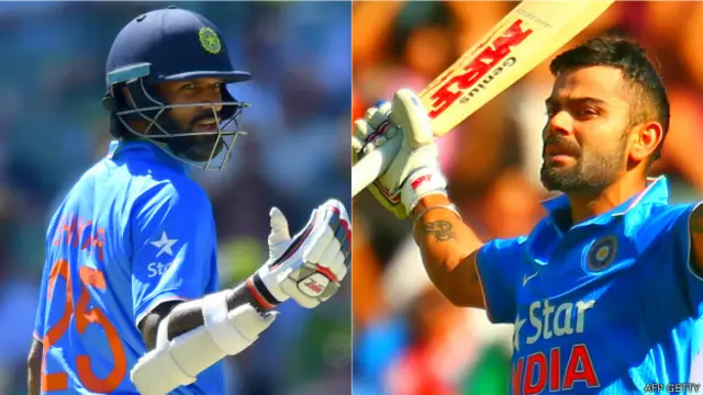 शिखर धवन विराट कोहली