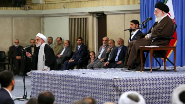 احمد جنتی دبیر شورای نگهبان امروز پیش از رهبر ایران، درباره انتخابات پیش رو، سخنرانی کرده است