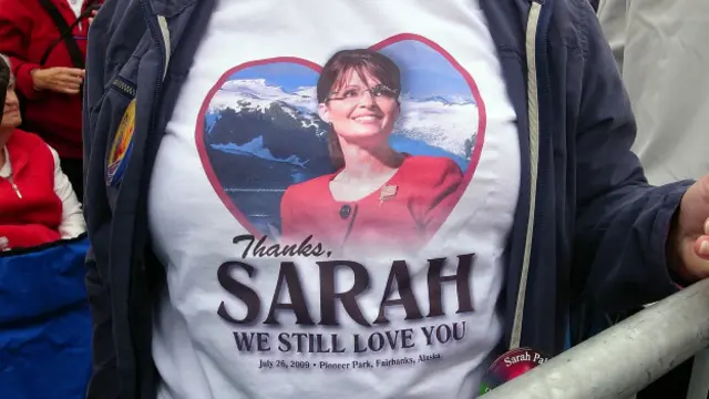 Camiseta con Sarah Palin