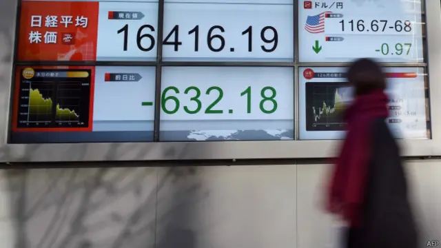 日本东京股市周三降至2014年10月来的低点