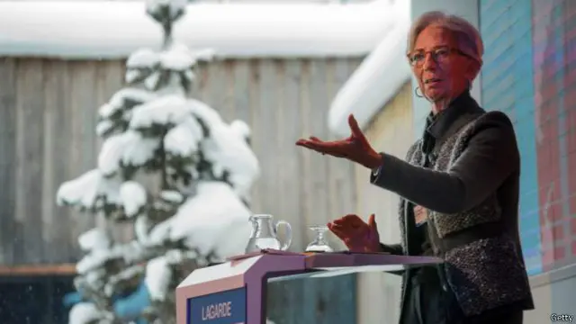 Голова МВФ Крістін Лагард на форумі у Давосі