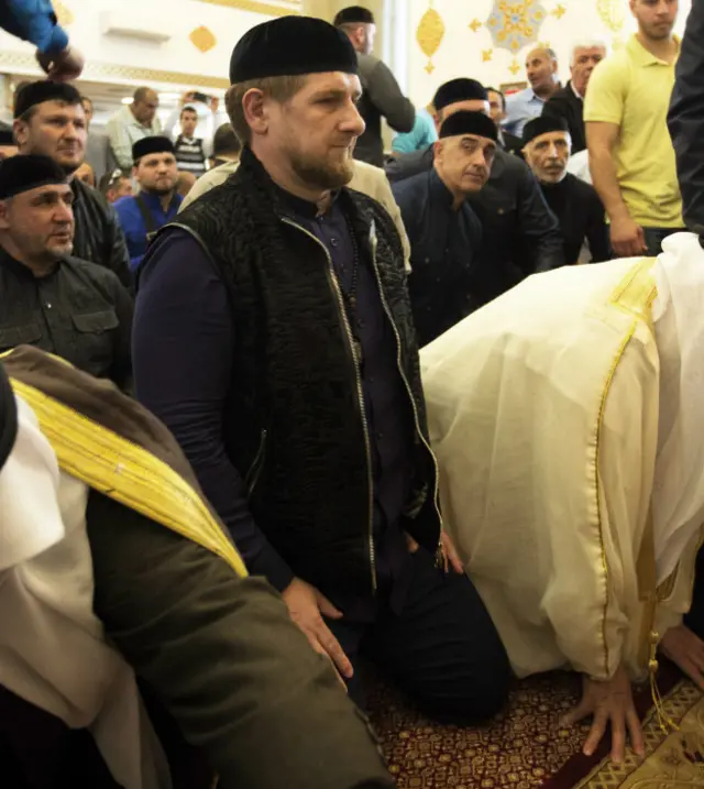 Кадыров в мечети
