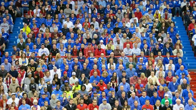 Болельщики на стадионе