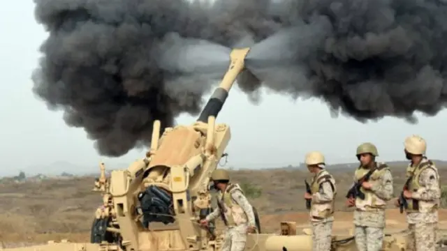 التحالف الدولي الذي تقوده السعودية في اليمن يخوض قتالا ضد المتمردين الحوثيين 