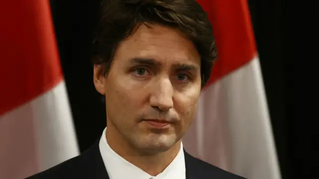 加拿大总理特鲁多在达沃斯发言