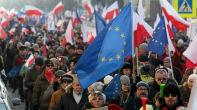 抗議群眾向總統官邸遊行