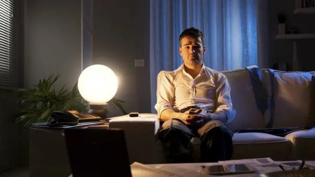 Una persona con insomnio