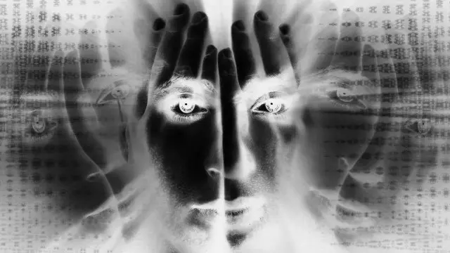 Una imagen de una persona desesperada