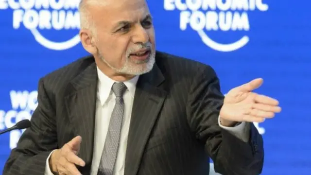 Tổng thống Ashraf Ghani đang tham dự Diễn đàn Kinh tế Davos