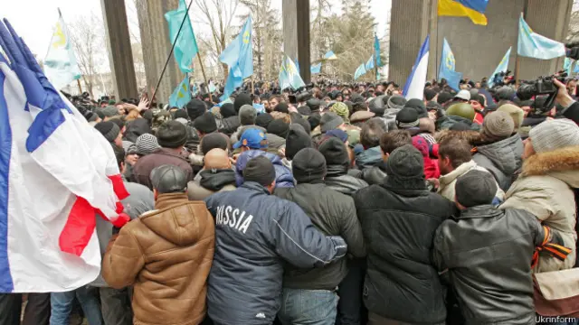 Сутички у Сімферополі 26 лютого 2014 року
