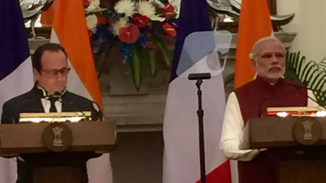 मोदी और ओलांद