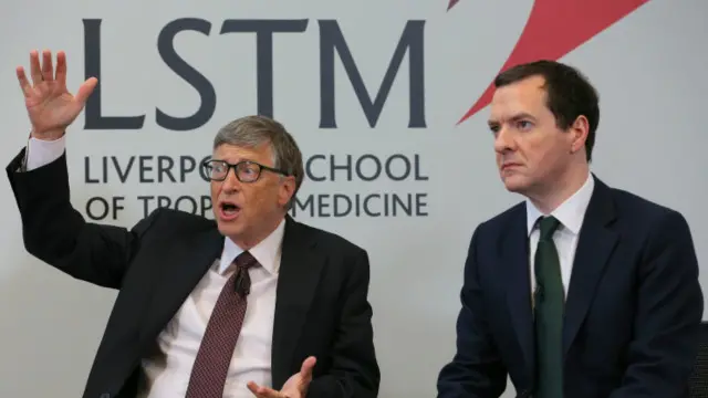 Bill Gates dan George Osborne