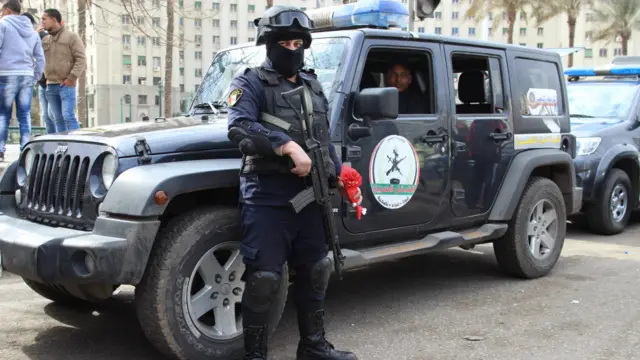 قوات الأمن المصرية