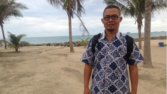 Achmad Syafei, mubaligh Ahmadiyah di Srimenanti, Sungailiat, Bangka.