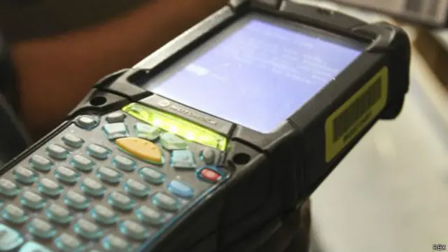 अमेज़न वेअरहाउस का स्कैनर