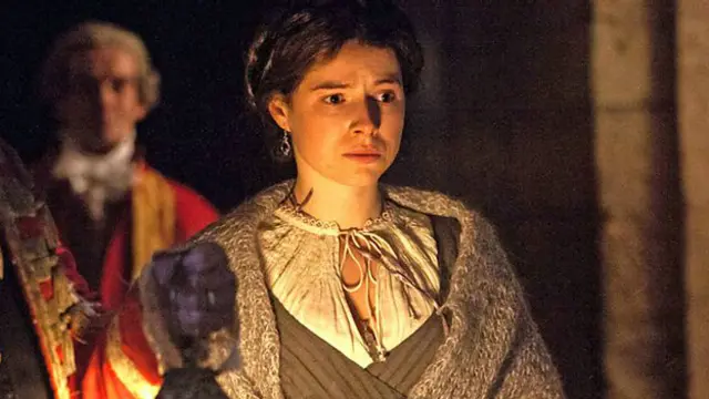 Актриса Джесси Бакли в роли Марии Болконской в сериале "Война и Мир"