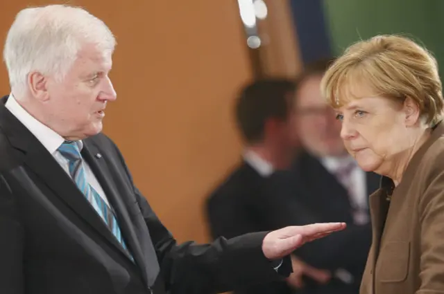 Ангела Меркель и Хорст Зеехофер