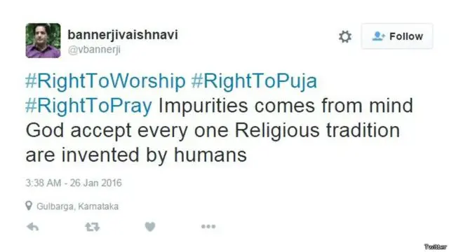 سوشل میڈیا پر رائٹ ٹو پرے، رائٹ ٹو ورشپ جیسے ہیش ٹیگ ٹرینڈ کرتے رہے