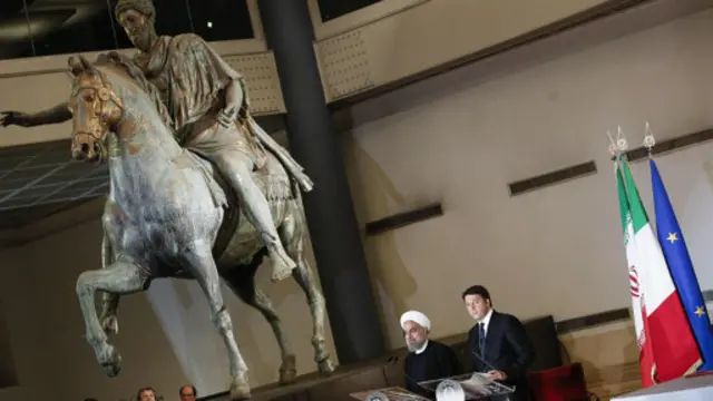 نخست وزیر ایتالیا و رئیس جمهور ایران
