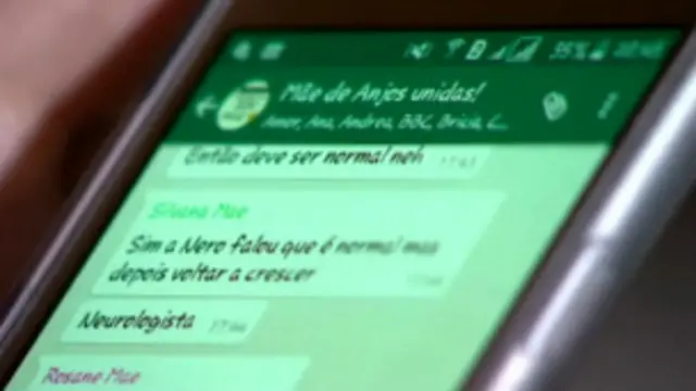 Pantalla de teléfono móvil.