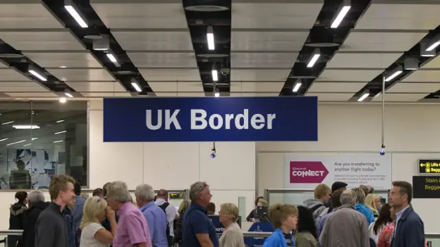 Паспортный контроль в Великобритании