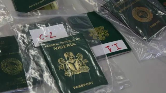 Pasaportes incautados