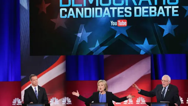 Martin OMalley, Hillary Clinton, Bernie Sanders