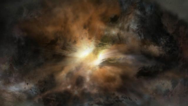 Черная дыра съедает звезду в космосе - невероятное видео | Новости РБК Украина