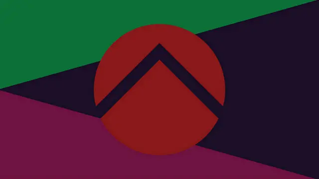 На представленных вариантах флагов Олимп показан в упрощенной форме треугольника