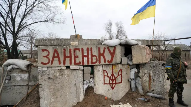 Блокпост у Станиці Луганській 