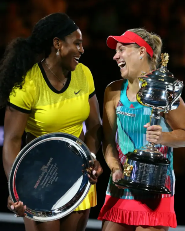 آسٹریلین اوپن جیتنے پر کربر کا کہنا تھا کہ ’ یہ کہنے کے قابل ہونا کہ میں نے گرینڈ سلیم جیت لیا ہے، اپنے اندر ایک اچھوتی بات ہے۔