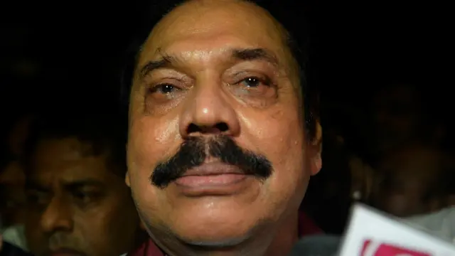 Бывший президент Шри Ланки Махинда Раджапаксе