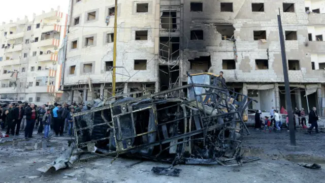 Atentado en Damasco, Siria