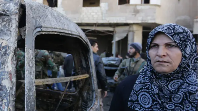 Atentado en Damasco, Siria.