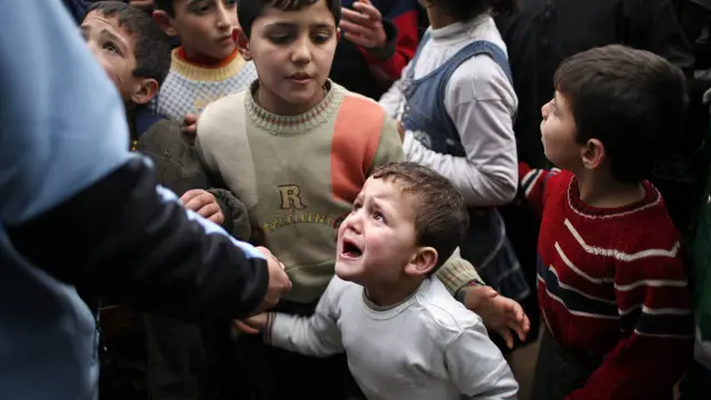 الأطفال من أكثر الفئات تضررا من الحرب الدائرة منذ 5 سنوات تقريبا في سوريا.