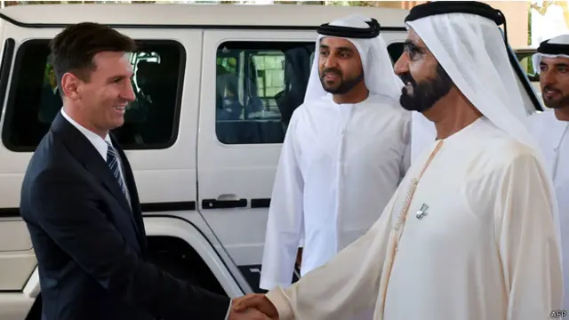 زار ميسي دبي في كانون الاول / ديسمبر