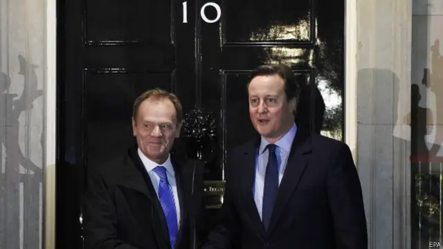 英国首相卡梅伦宣称在同欧盟的谈判中取得了进展