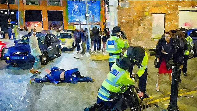 Пользователи интернета немедля оценили живописный потенциал снимка Джоэля Голдмана и превратили его в художественный мем