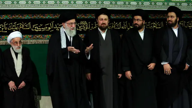 برادران خمینی، آیت الله خامنه ای و احمد جنتی