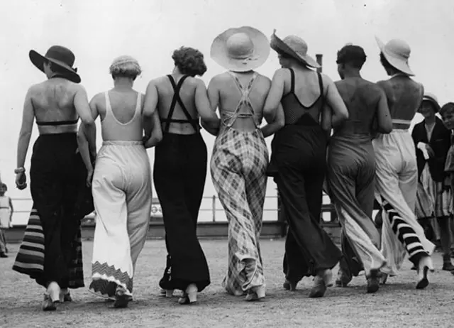 Cuando los pijamas estaban de moda.