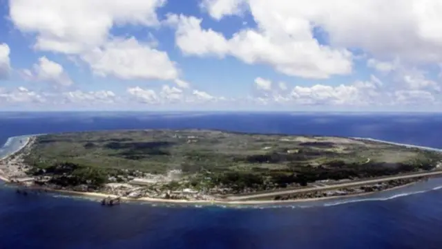 جزیره نائورو واقع در اقیانوس آرام