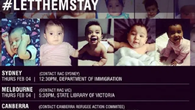 Ada sekitar 37 bayi yang akan dideportasi ke kamp penahanan di Pulau Nauru.