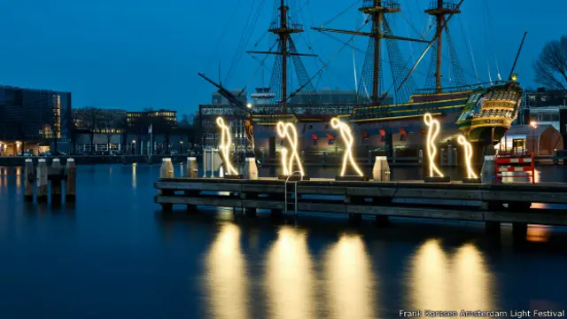 Alaa Minawi’nin çalışması ilk olarak Amsterdam Işık Festivali’nde sergilendi.