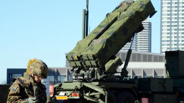 日本地对空导弹迎击系统爱国者-3