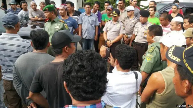 Dandim Bangka Utten SImbolon dan Kapolres Bangka Sekar Maulana