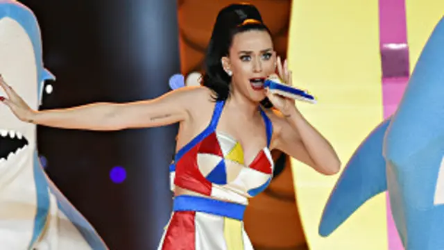 Katy Perry en la edición pasada del Super Bowl