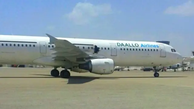 Лайнер авиакомпании Daallo Airlines