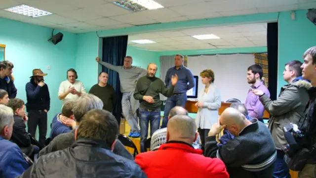 Собрание дальнобойщиков