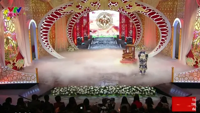 Sân khấu 'Táo Quân 2016' (ảnh chụp màn hình VTV)